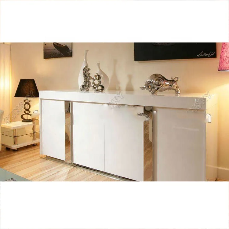 CT812M глянцевые белые деревянные боковые панели шкафа