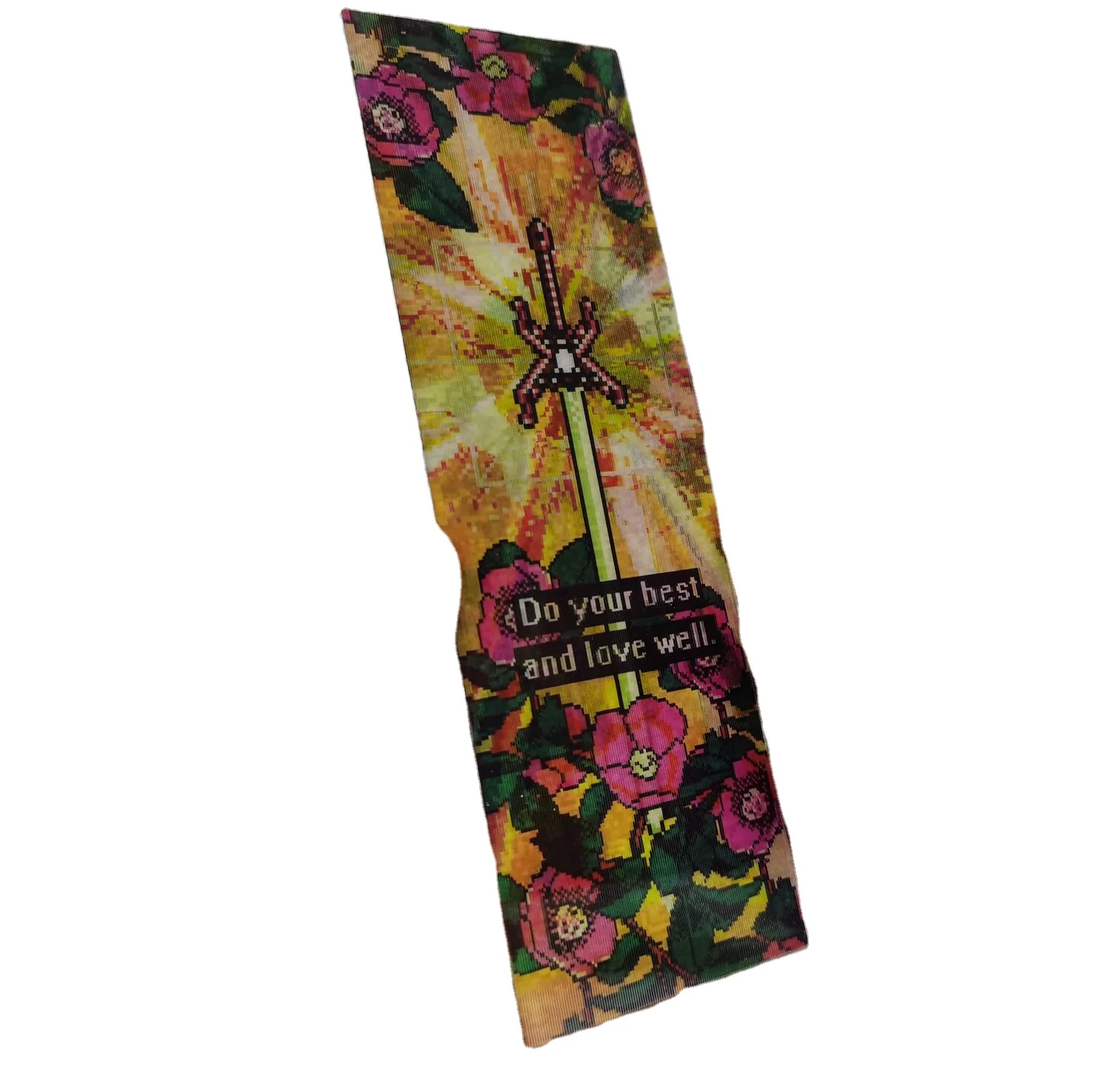 few quantity custom size and shape lenticular 3d flip card double sides printing with 2 images change view