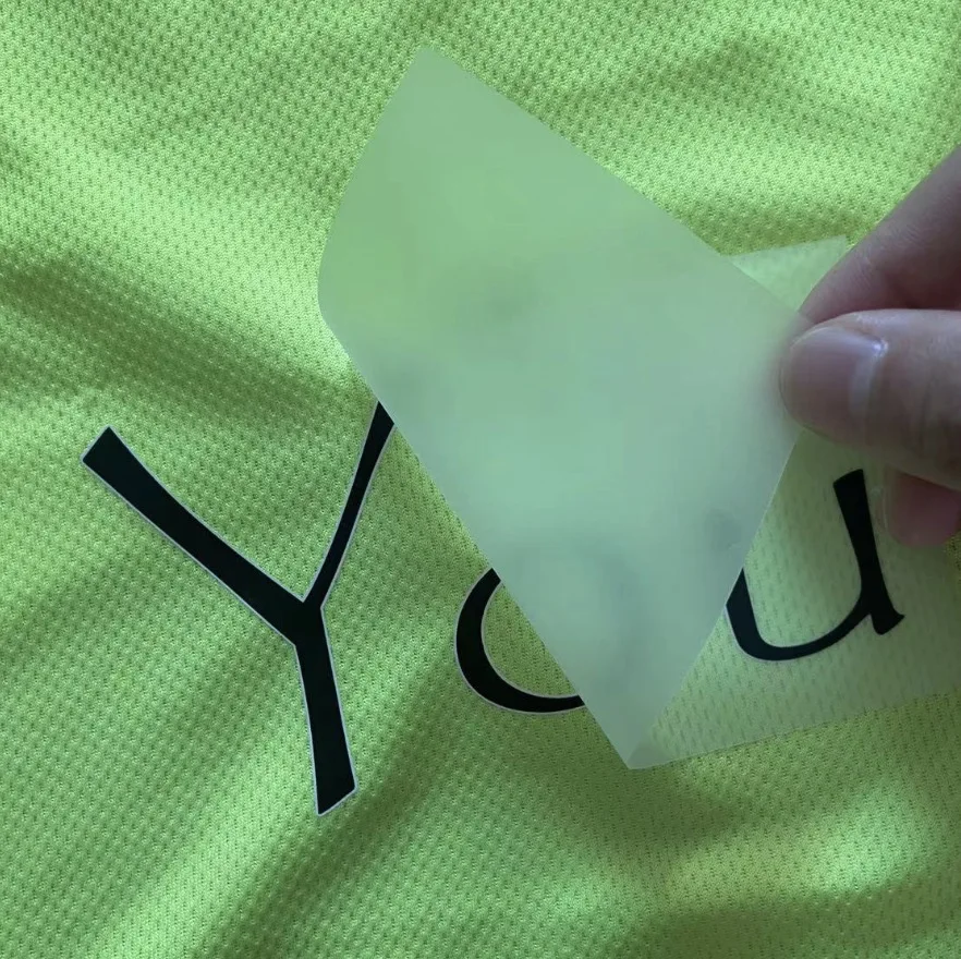 Custom Text Letters Printing Logo Heat Transfer Plastisol Press Sticker Individual Cut Label Decals Iron on Patch Gang Sheets