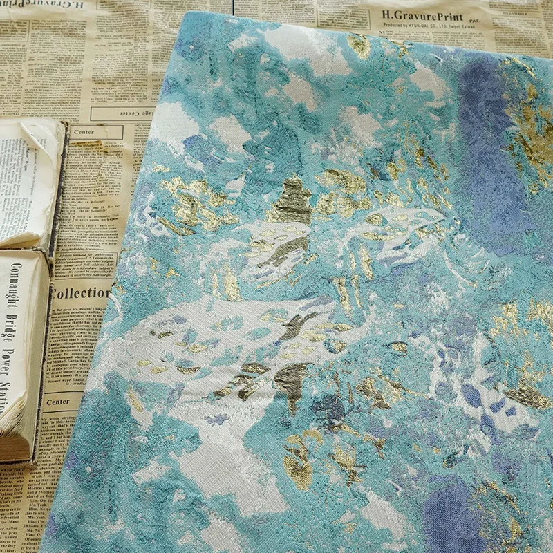 Hot Design Brocade Lace Fabric Jacquard Woven Fabric for Wedding Dresses Damask Lace