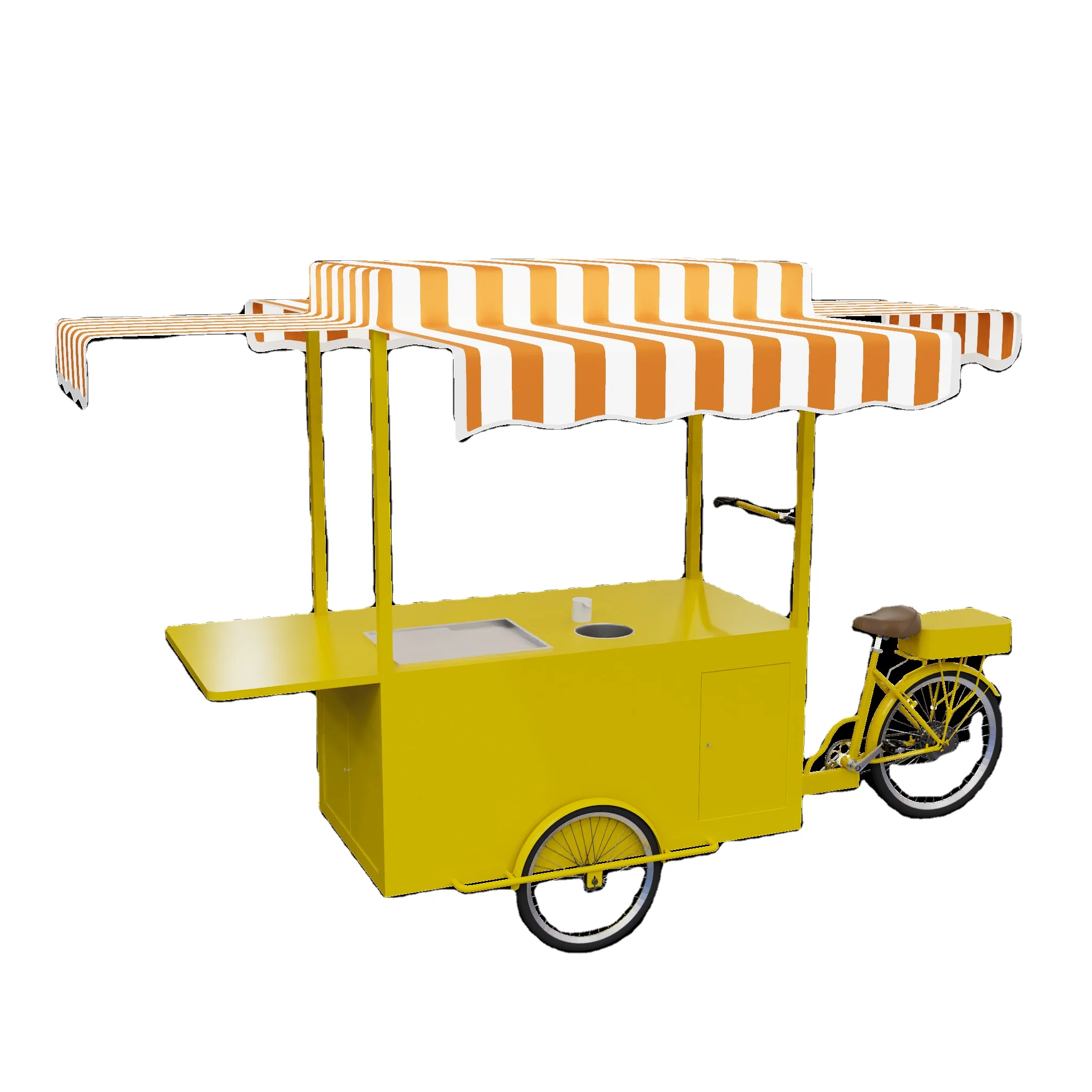3 Wheeler Electric Tricycle Car Push Trailer Small Kiosk Hamburger Ape Motorcycle Generator Customized Mobile Restaurant Cooking