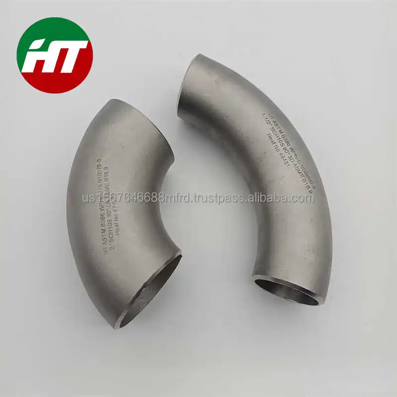 Труба из углеродистой стали локоть 90D Lr Cs A234 Wpb Sch 120 Asme B16.9 8In бесшовная сталь 45 градусов фитинги для труб