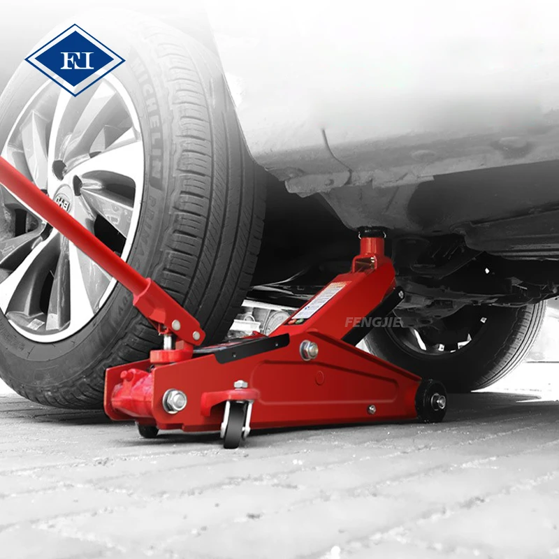 Steel High Quality 2 or 3 Ton Adjustable Fast Lifting Car Hydraulic Trolley Steel Jack Car Floor Jack Scissor Jack For Workshop
