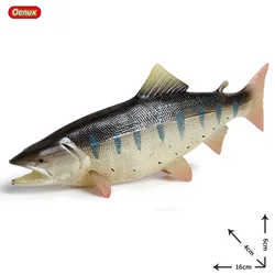 Oenux Wholesale Sealife Animal Toy Kids Educational Soild PVC Ocean Fish Crab Latimeria Action Figures Model