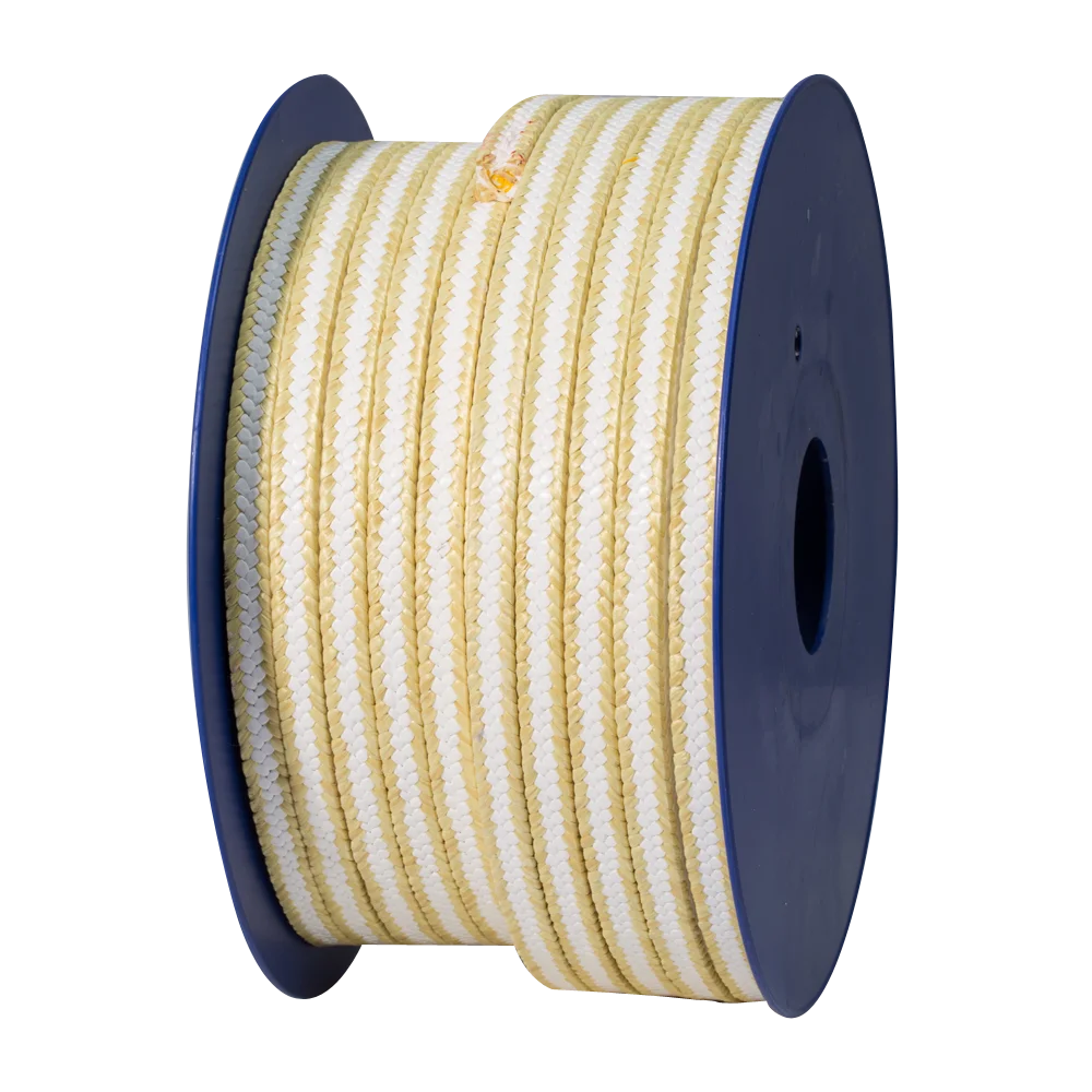 PTFE with Aramid Fiber in Corners Reinforced Braided Packing