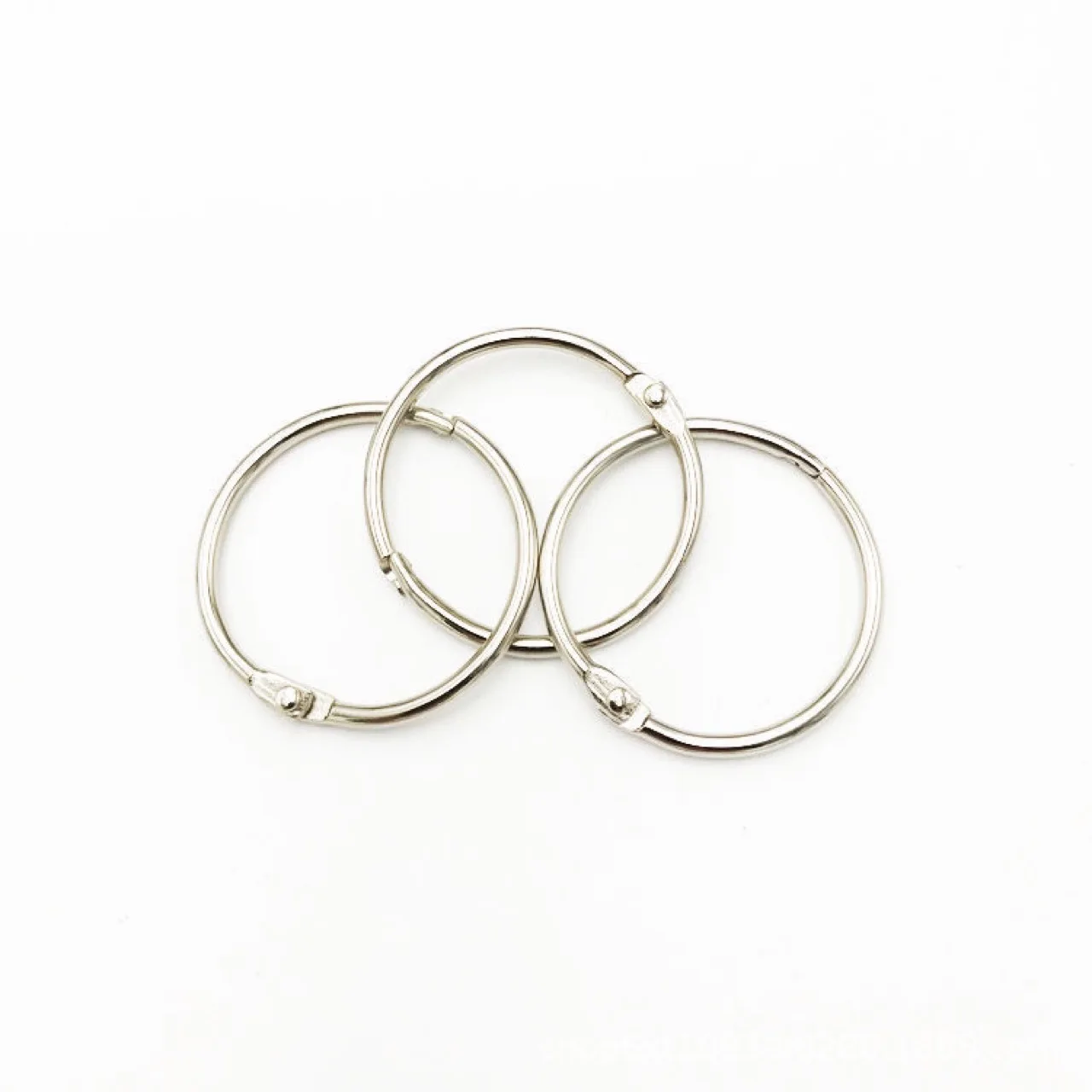 Горячая Распродажа металлические зажимы открытое металлическое уплотнительное кольцо книга связующее Распашные кольца папка для файлов зажим