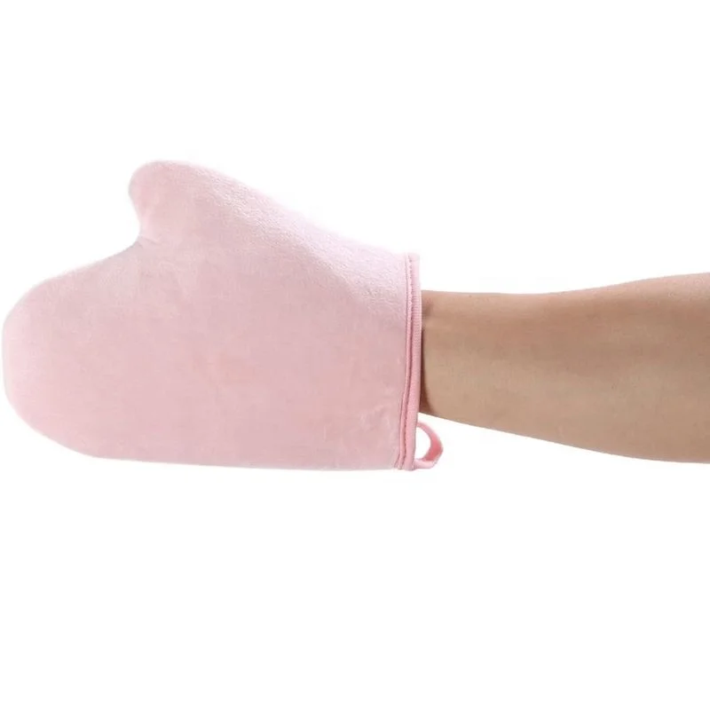 Waterproof Tanning Oil Glove Sunless Tanning Applicator Body Flocking Mitts Essential Oiling Tool Sunbathing Glove Applicator