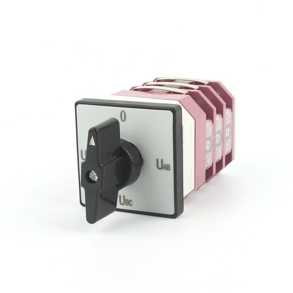 LW12-16A mini size rotary switch 16A DC 3 Poles Waterproof Electrical Universal Rotary Selector Switch