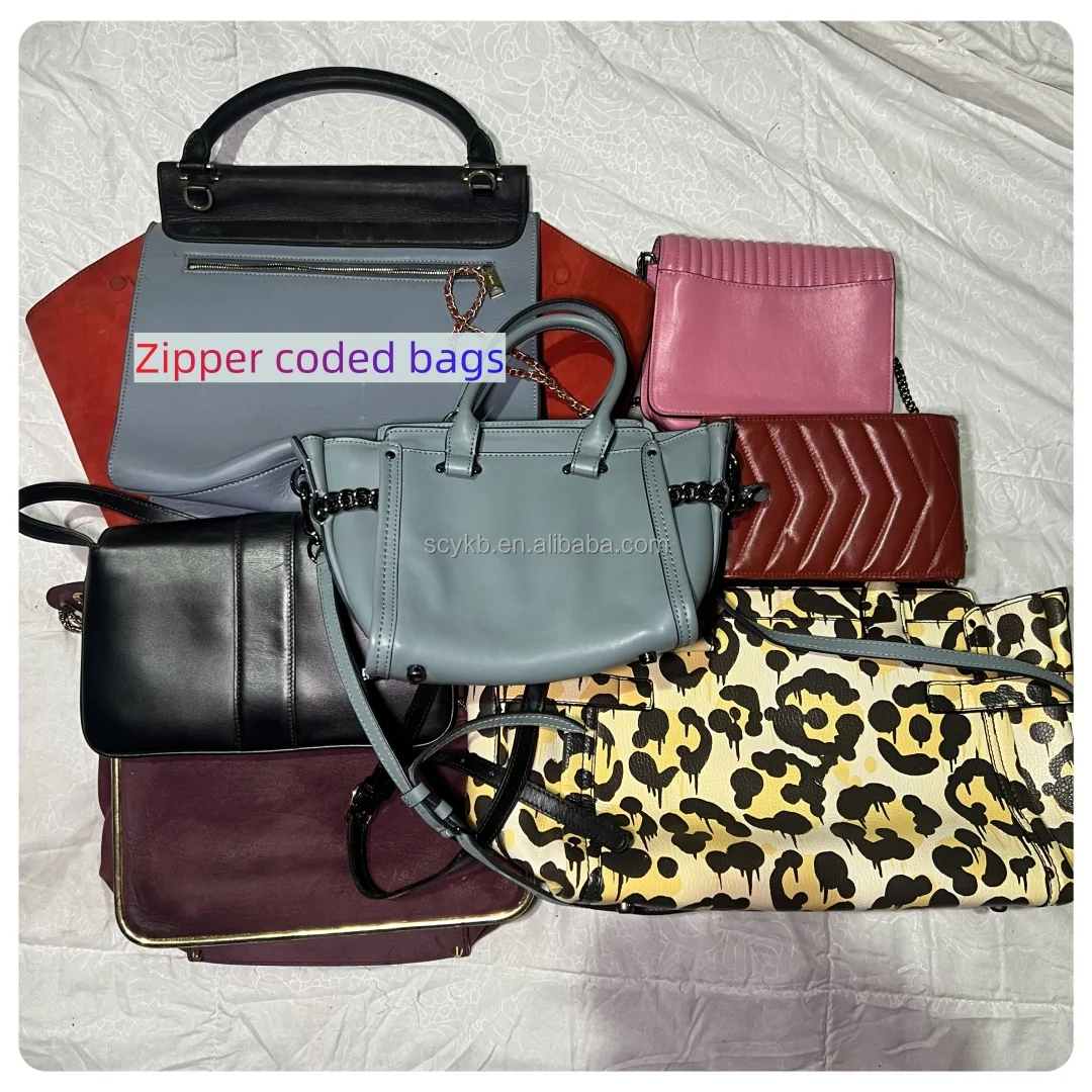 A1 second hand branded sling bags Used bags Lady Handbags Designer Famous Brands Colorful Used Clothing And Bags Bales