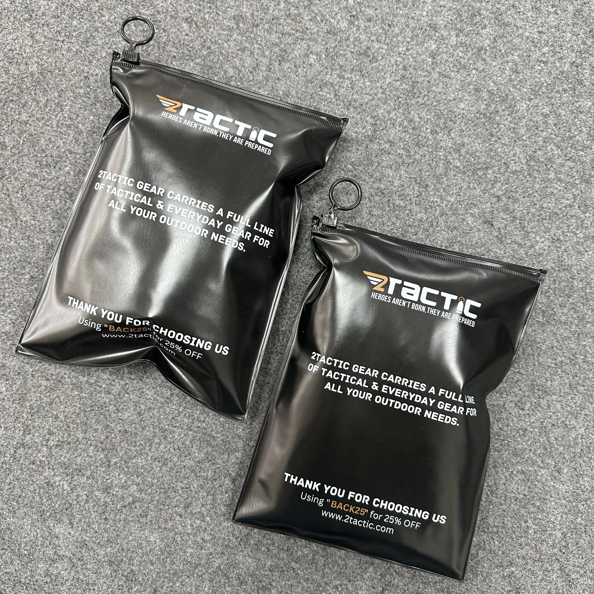 Customized Garment Zipper Bag High Quality Packaging Bag For Hoodies PVC Plastic Zip Lock Bag With Logo For Clothing