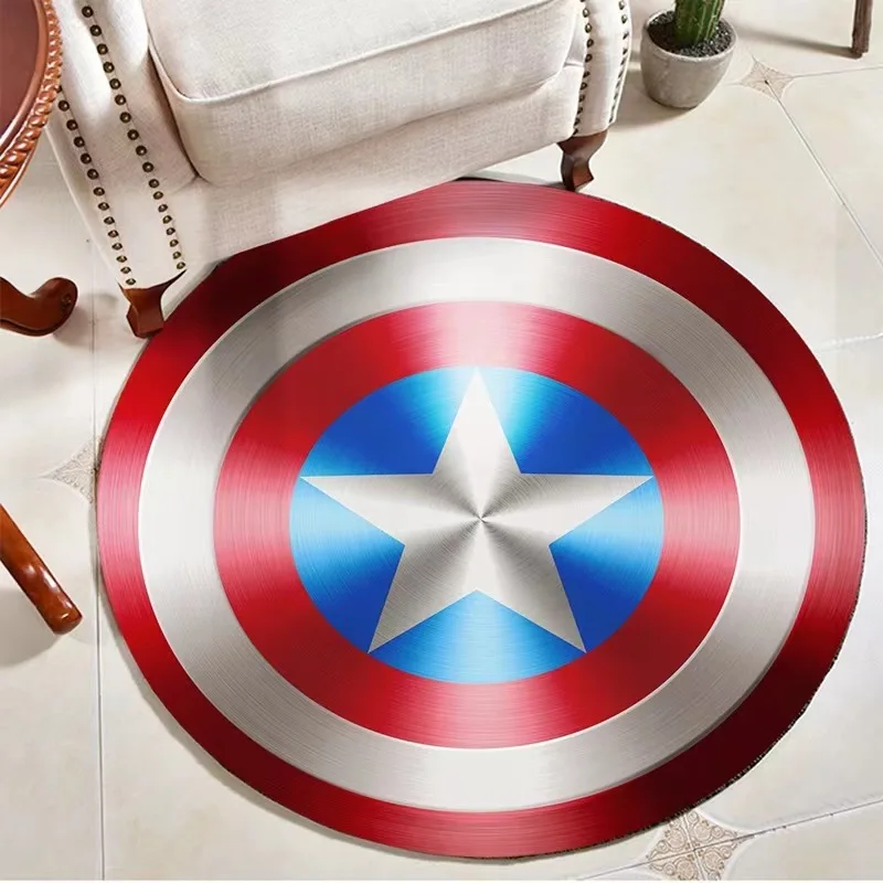 Marvel мультяшный коврик на заказ круглый ковер диван журнальный столик напольный от производителя прямых продаж