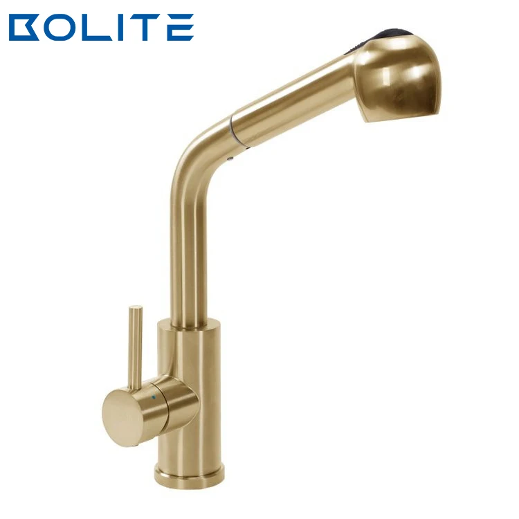 Manufacturer Customized Sales Of Modern Kitchen Faucets Brass Pull Out Kitchen Sink Faucets