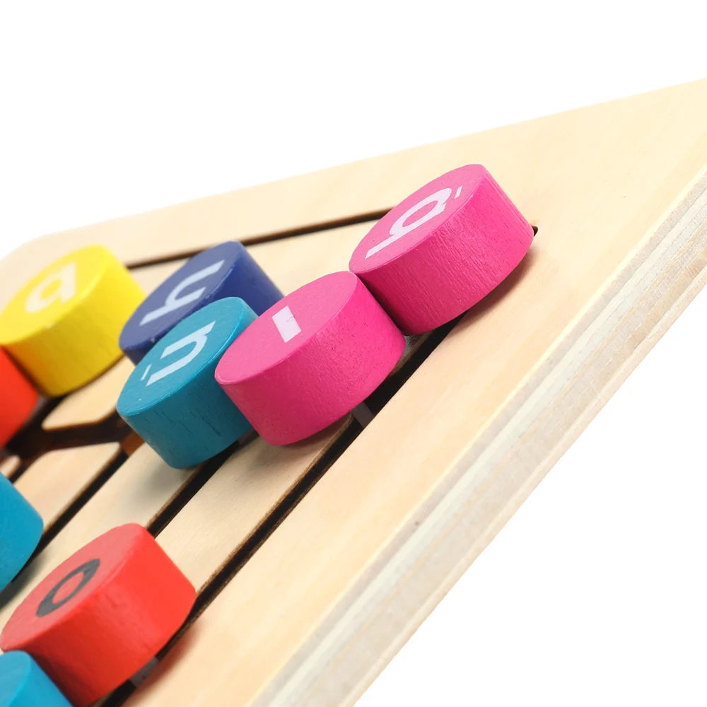 montessori toys education Logical Thinking Eco-friendly Wooden Maze Toy Spelling English Intelligence Teaching Toy for kids