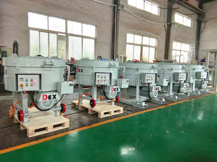 DEX MT100 EPS mortar mixer concrete mixer castable Refractory pan Mixer for site use