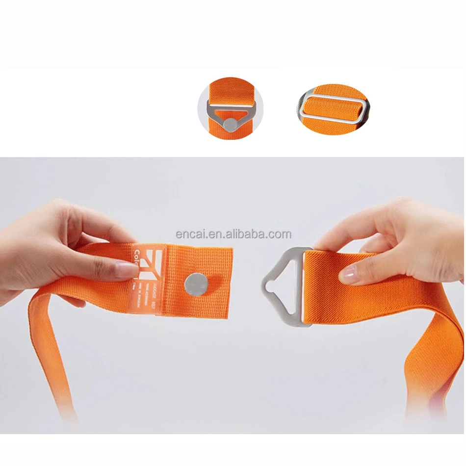 Luggage Straps Suitcase Travel Adjustable Suitcase Belt Silicone Luggage Man Women Travel Accessories