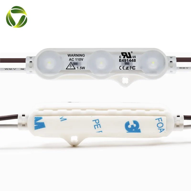 hot sale lumen brightness led module 220v 1.5w injection chan channel