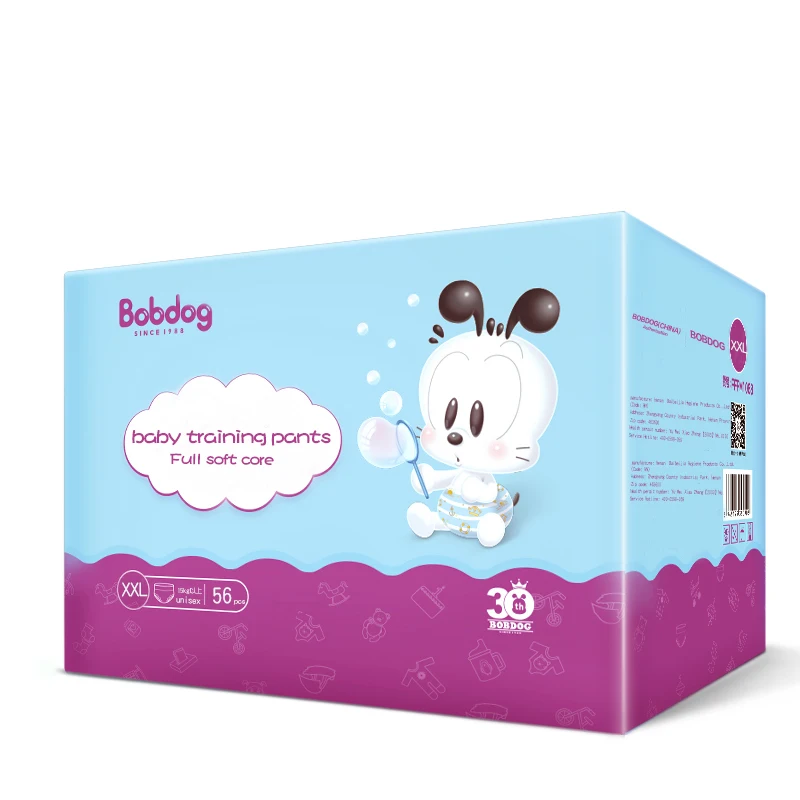 
Jumbo package Pants high absorbent washable disposable baby diaper disposable diaper manufacturer in China Baby Diapers 