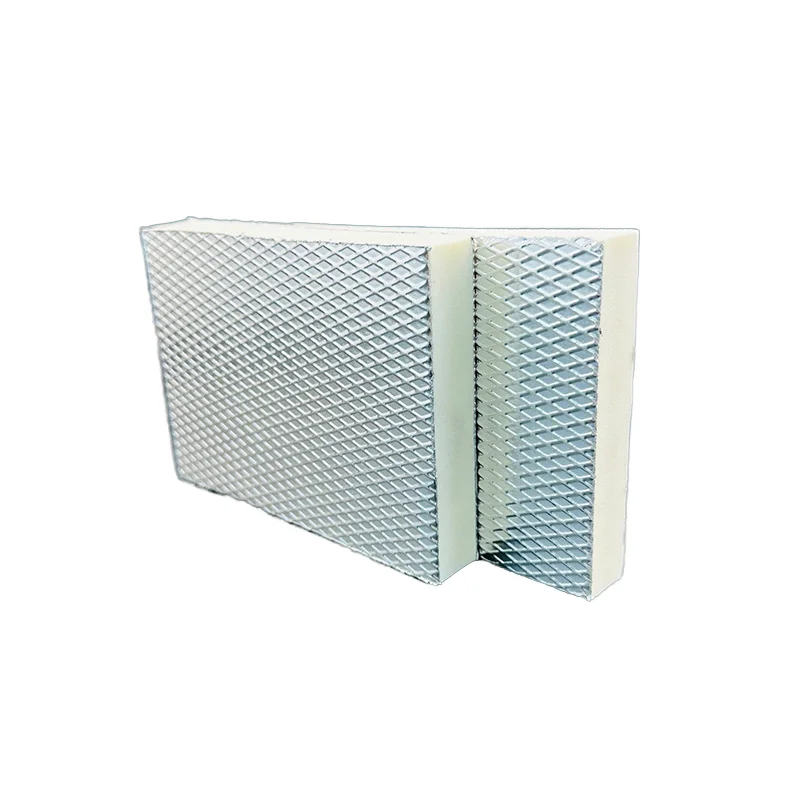 HONGJI  PIR PU Panel Fireproof and Water-Proof AC Duct Insulation Polyurethane Board