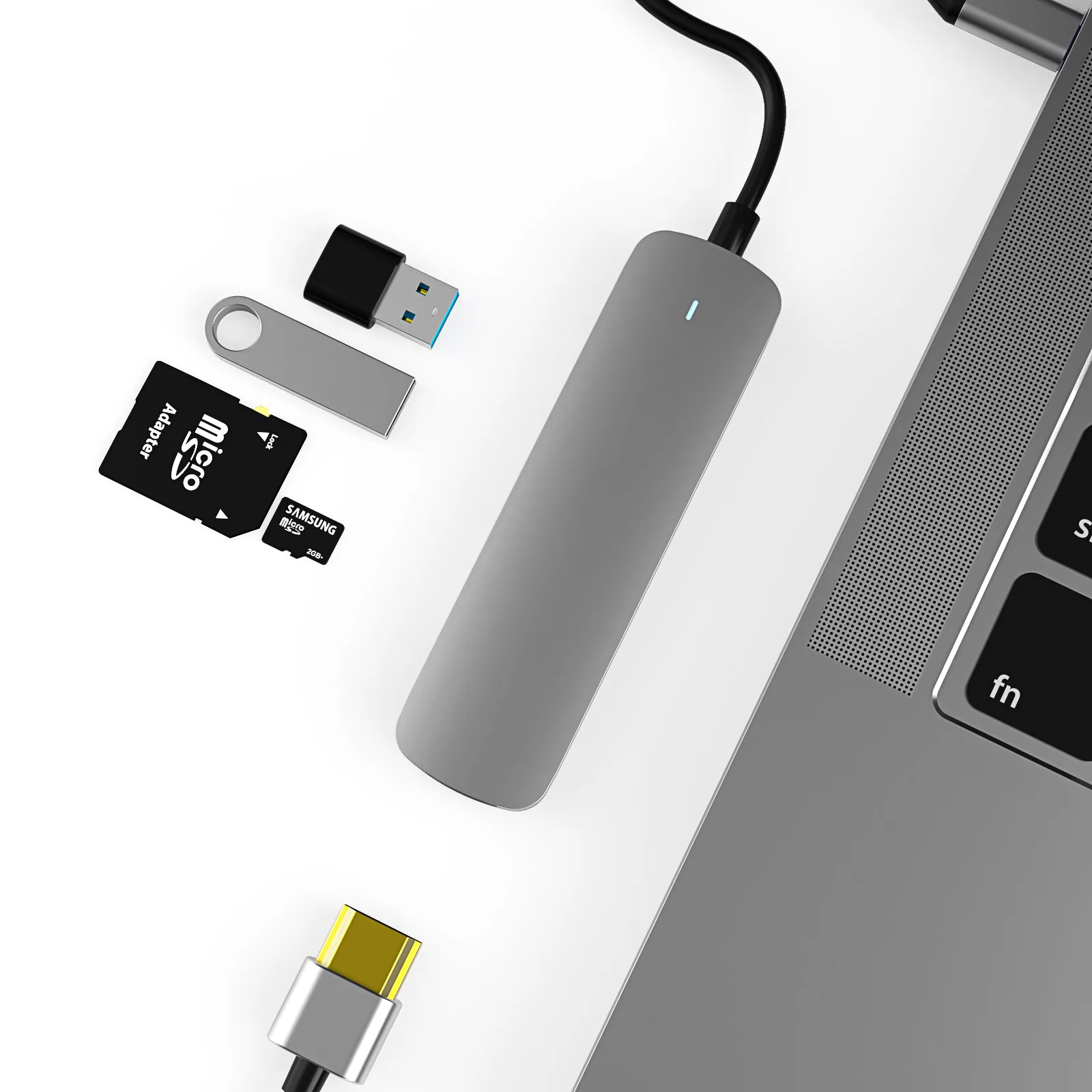  5 в 1 USB3.0 концентратор док-станция для ноутбука 4K HD SD/TF USB 3 0 Type-C порт C MacBook Pro поверхность iMac