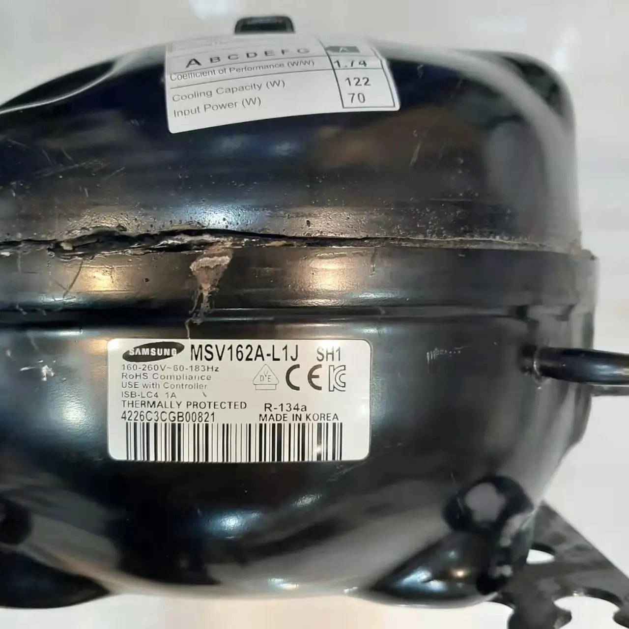 Samsung refrigerator inverter compressor for refrigerated Display Case Counters Locker