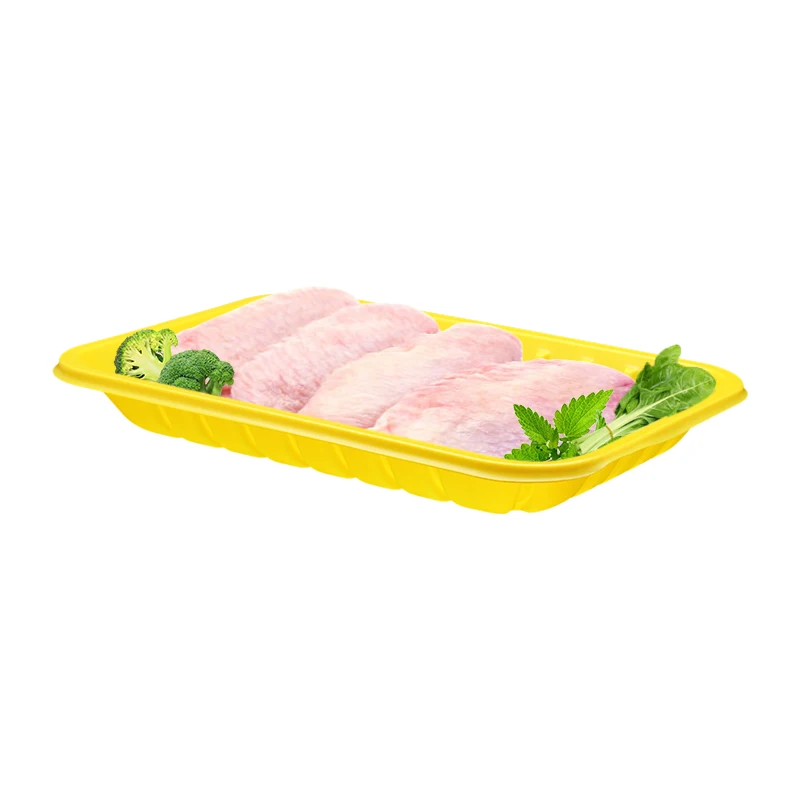 Disposable Food Containers Takeaway Fresh Chicken Frozen Meat Tray PP  Plastic Food Tray