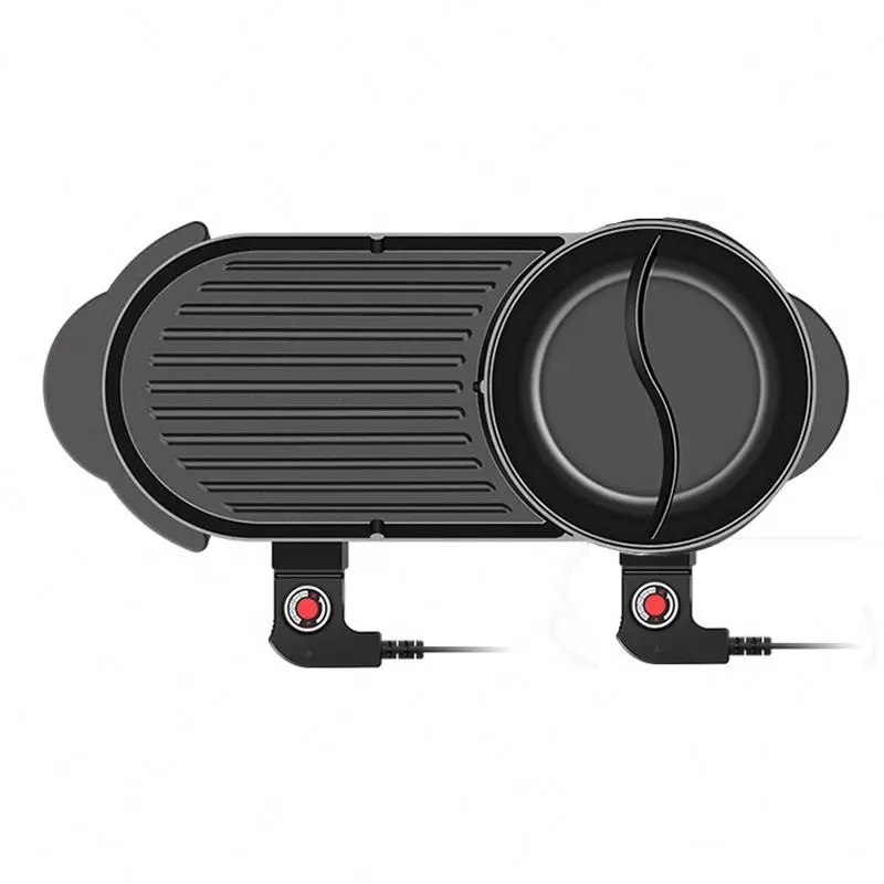 2024 hot sale household smokeless pan hot pot barbecue made in China