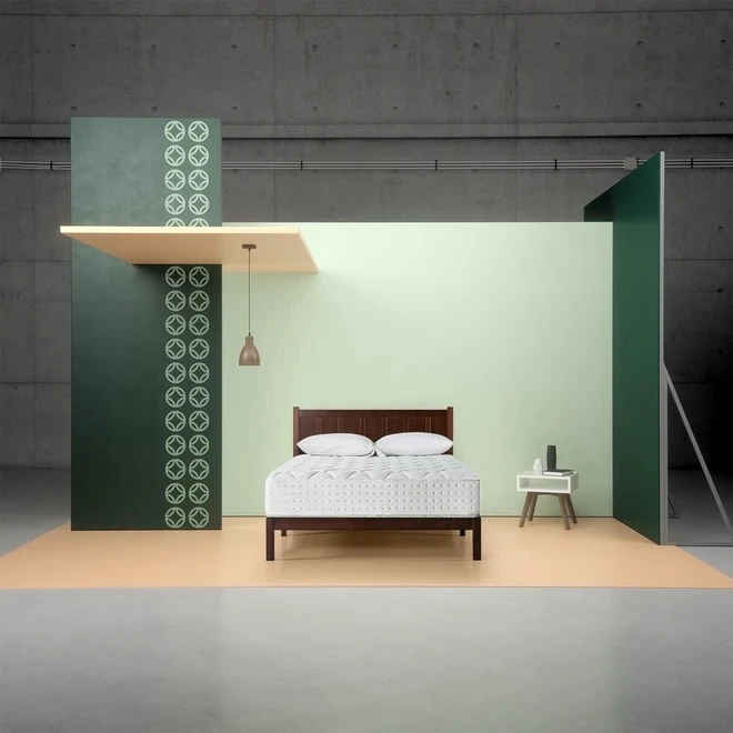 OEM/ODM 12 Inch Comfortable gel infused memory foam 7 zoned pocket spring mattress