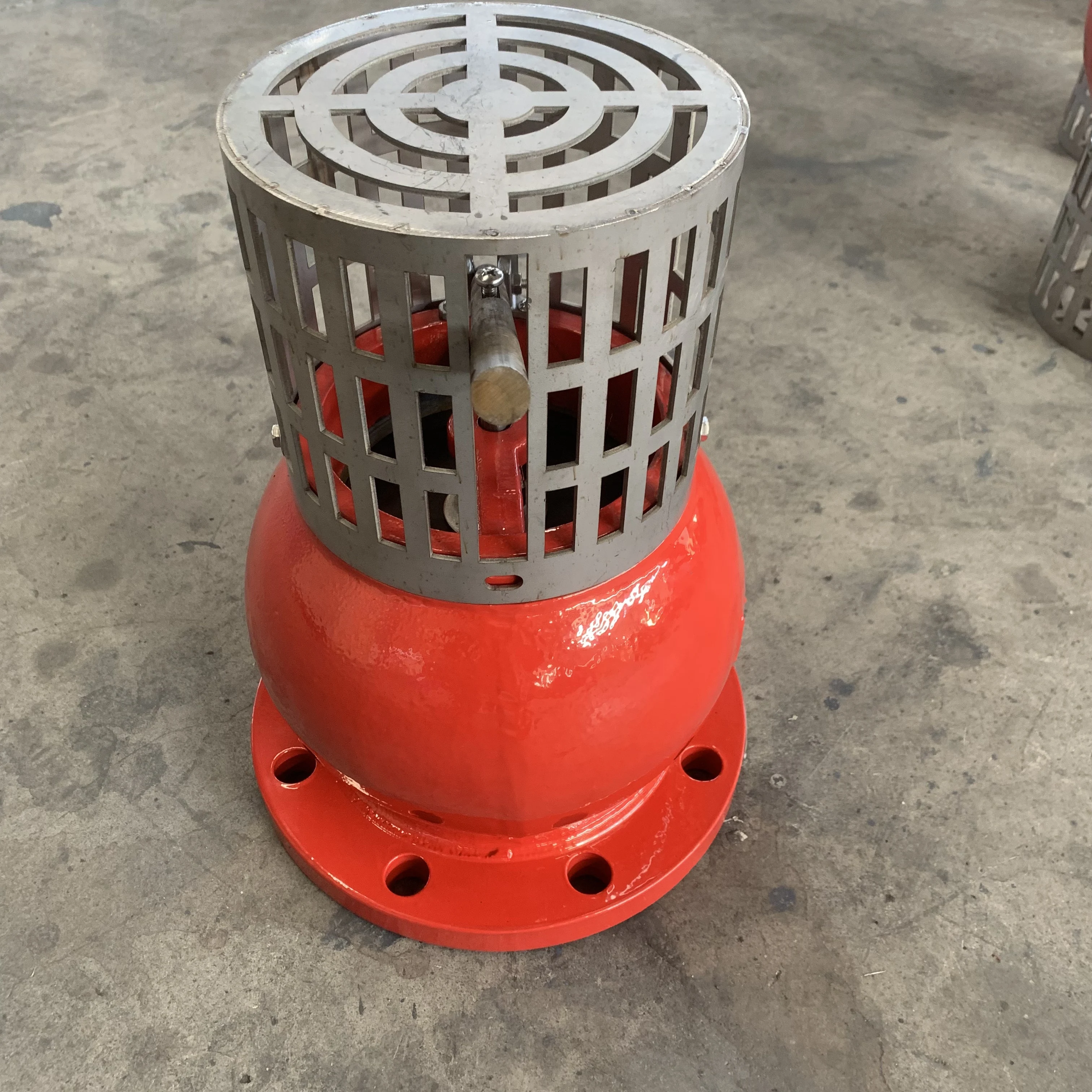 Ductile Iron Fire Foot Valve with Lever Manual Control Structure Water Application for General Use Valves