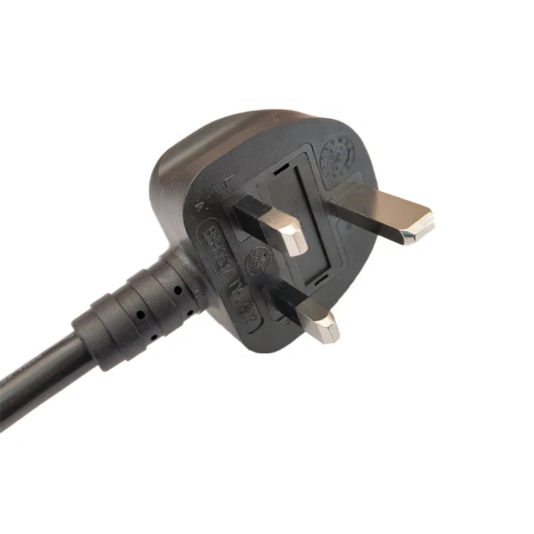 EN50525 BS6500 1.25x3C H03VV-F H05VV-F 0.75x3C 1.5x3C  UK 3A 5A 13A Plug with C7 connector for electrical appliance