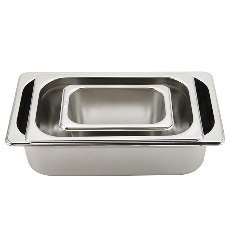 iNeed European Style stainless steel 304/201 Gastronome GN Pan Buffet Used Food Container