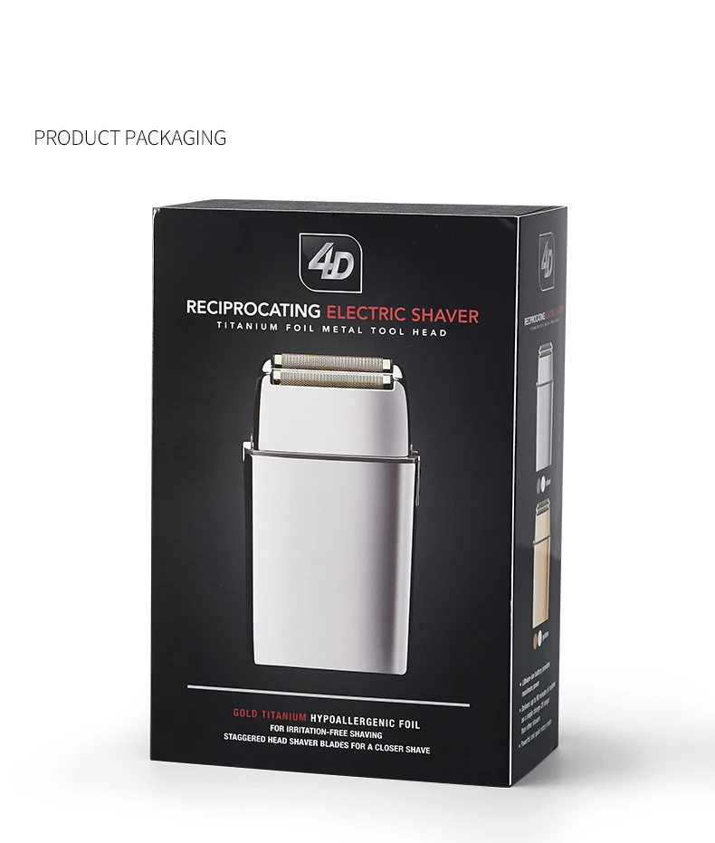 Metal Razor Foil Gold Head Hair Barber Beard Machine Electric Men Shaver