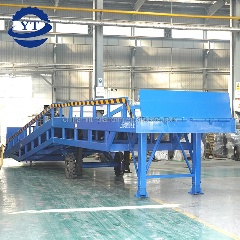 Warehouse electric hydraulic dock leveler mobile container load yard ramp Boarding Bridge