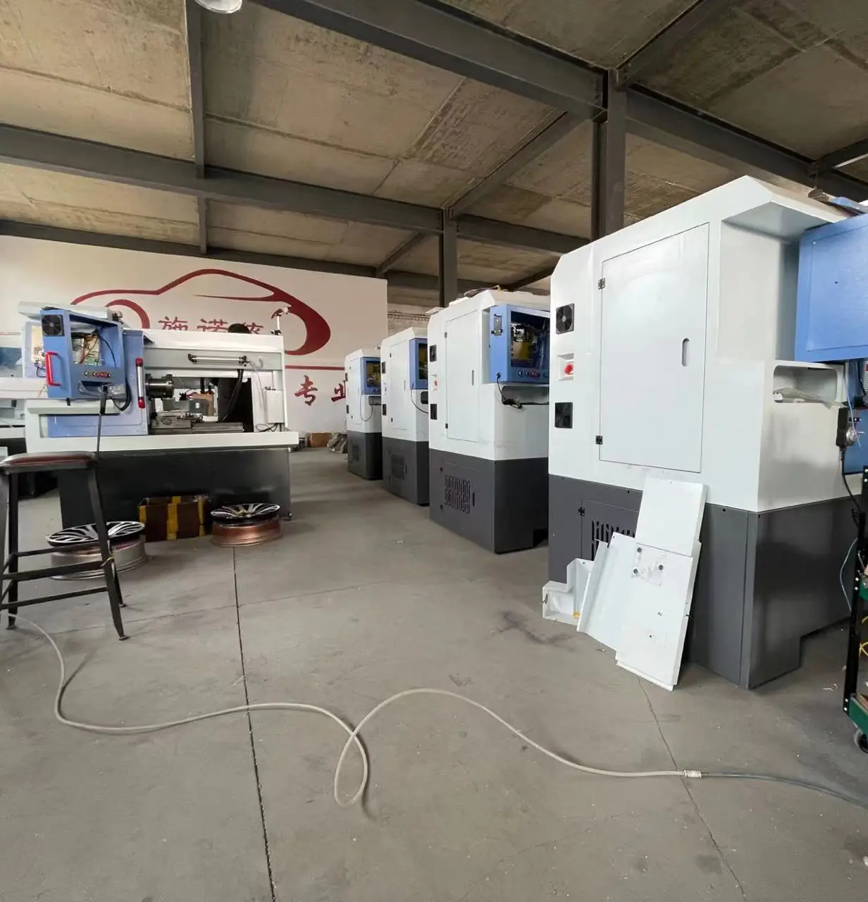 Great quality Automatic Alloy Rim Repair CNA Lathe Machine Fully Automatic Wheel rim repair machine