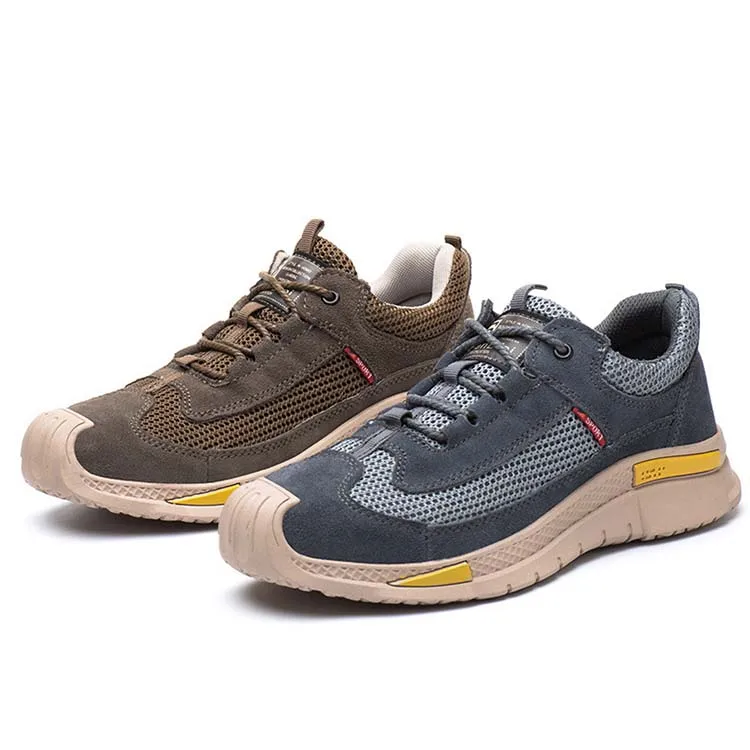 Best-selling Oil Slip Acid Resistant Work Shoes Cheap Leather Steel Toe Prevent Puncture Industrial Safety Shoes for Men