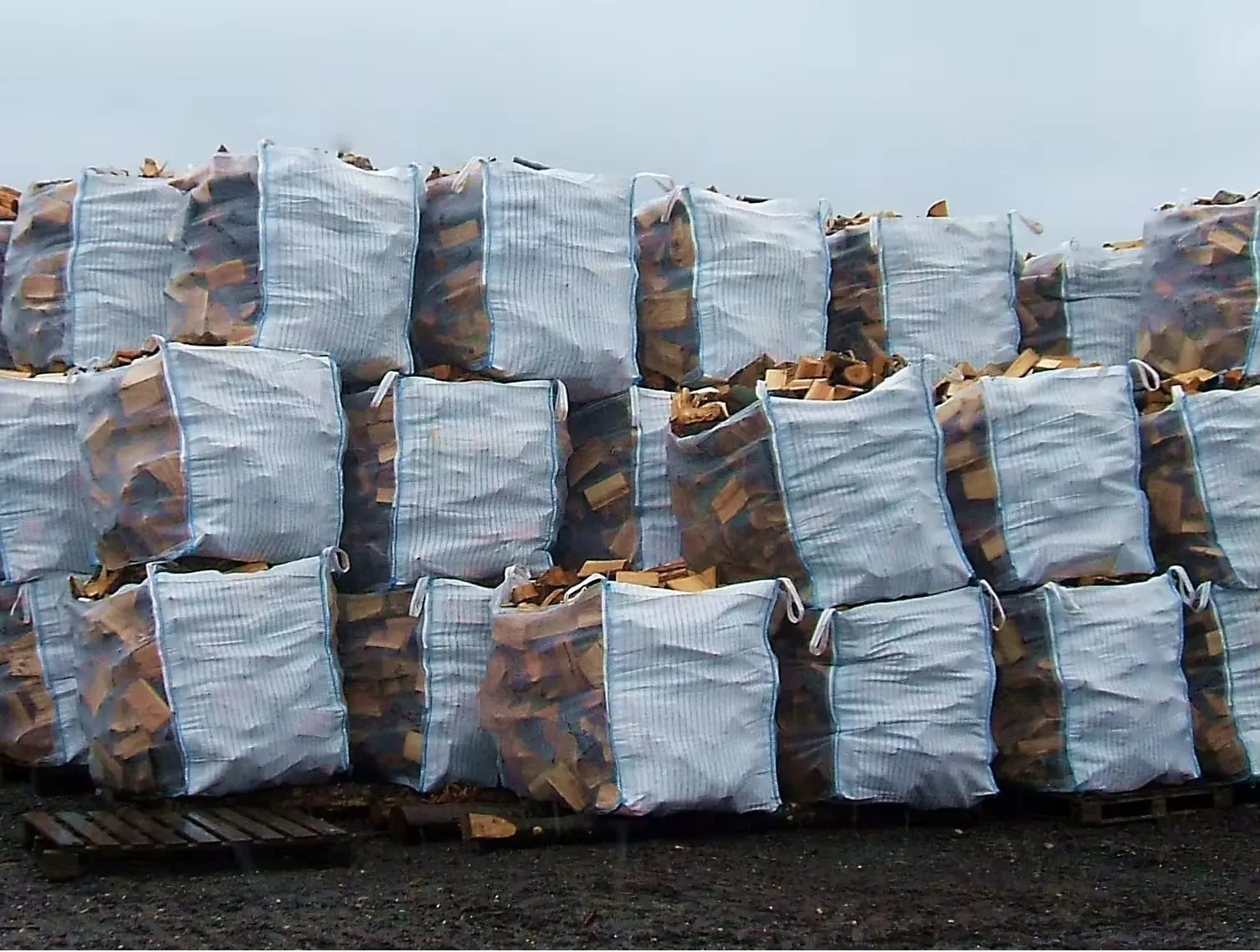1ton Firewood Bag Mesh Bag Big Jumbo Ton Onion Potato Woven Fibc Bag for Gypsum powder Ferrous oxalate titanium dioxide