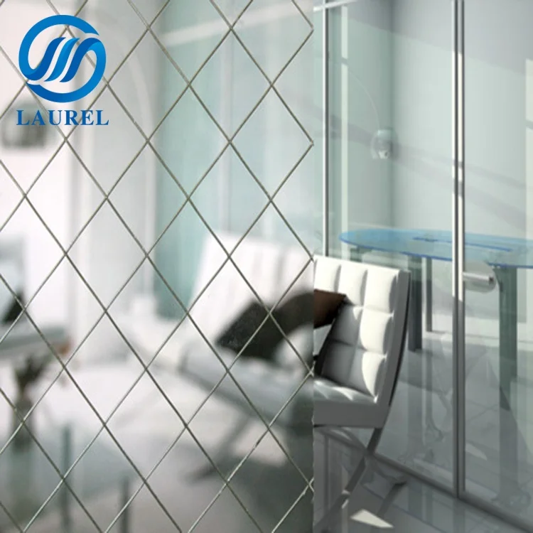 Safety hot melt wire mesh laminated glass for windows