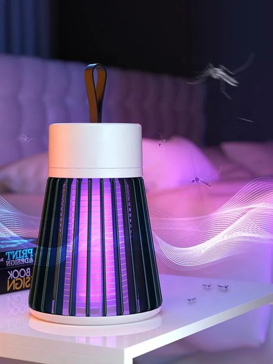  Оригинальная Заводская Аккумуляторная USB УФ светодиодная портативная электрическая лампа-убийца насекомых мух комаров