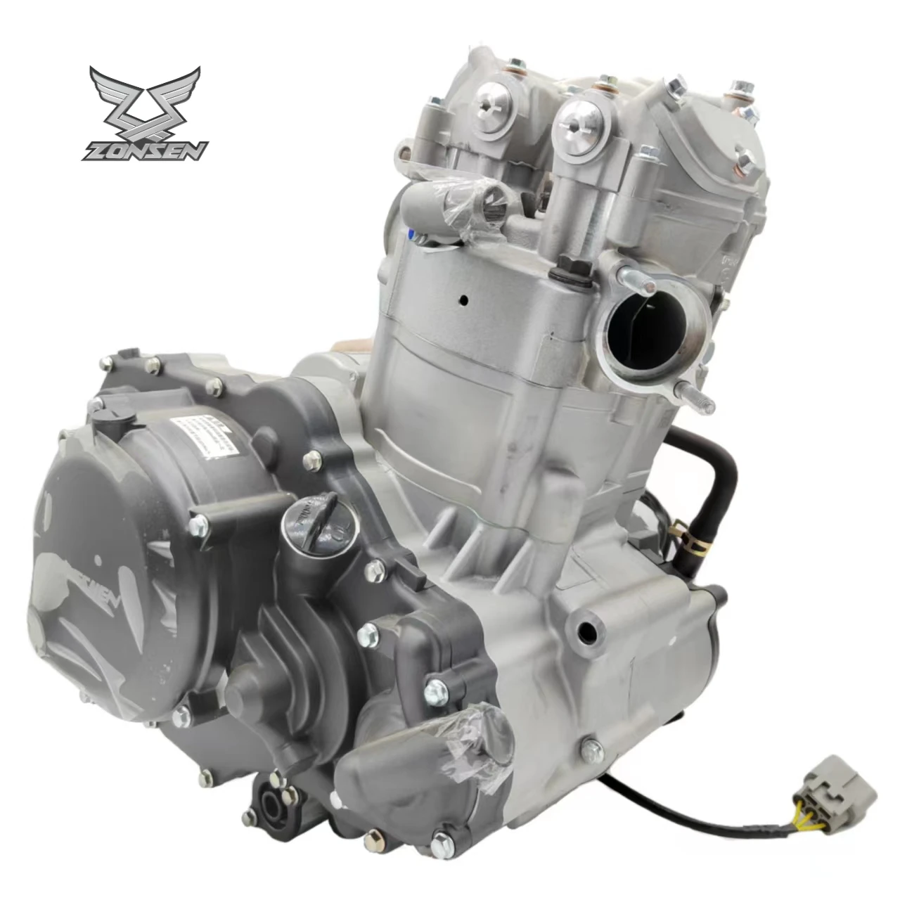 DOHC zongshen 450cc engine 4 valve 4 stroke water cooled 6 gears motorcycle atv engine balance shaft NC450 for honda