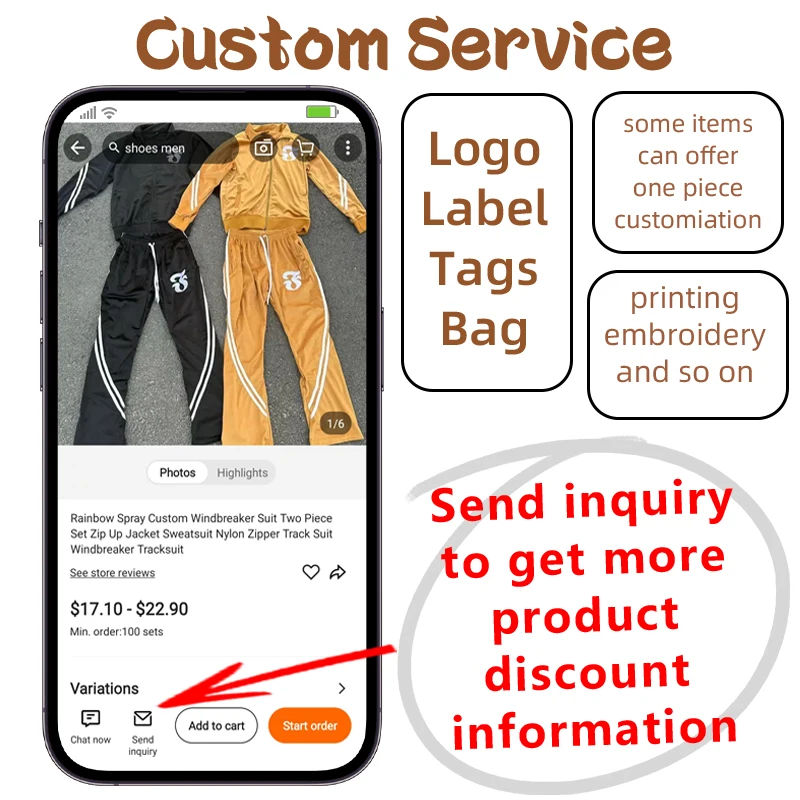 Rainbow Spray Custom Windbreaker Suit Two Piece Set Zip Up Jacket Sweatsuit Nylon Zipper Track Suit Windbreaker Tracksuit