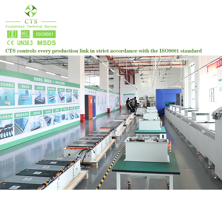 CTS High Voltage NMC Boat Battery for 400V10kWh Boat Power System