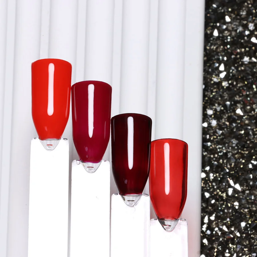 Vinimay Hot Sale New Year Rose Red Gel Polish 15ml 26 Colours Red Nail UV Gel Christmas Gel Color Set Nail Polish Color