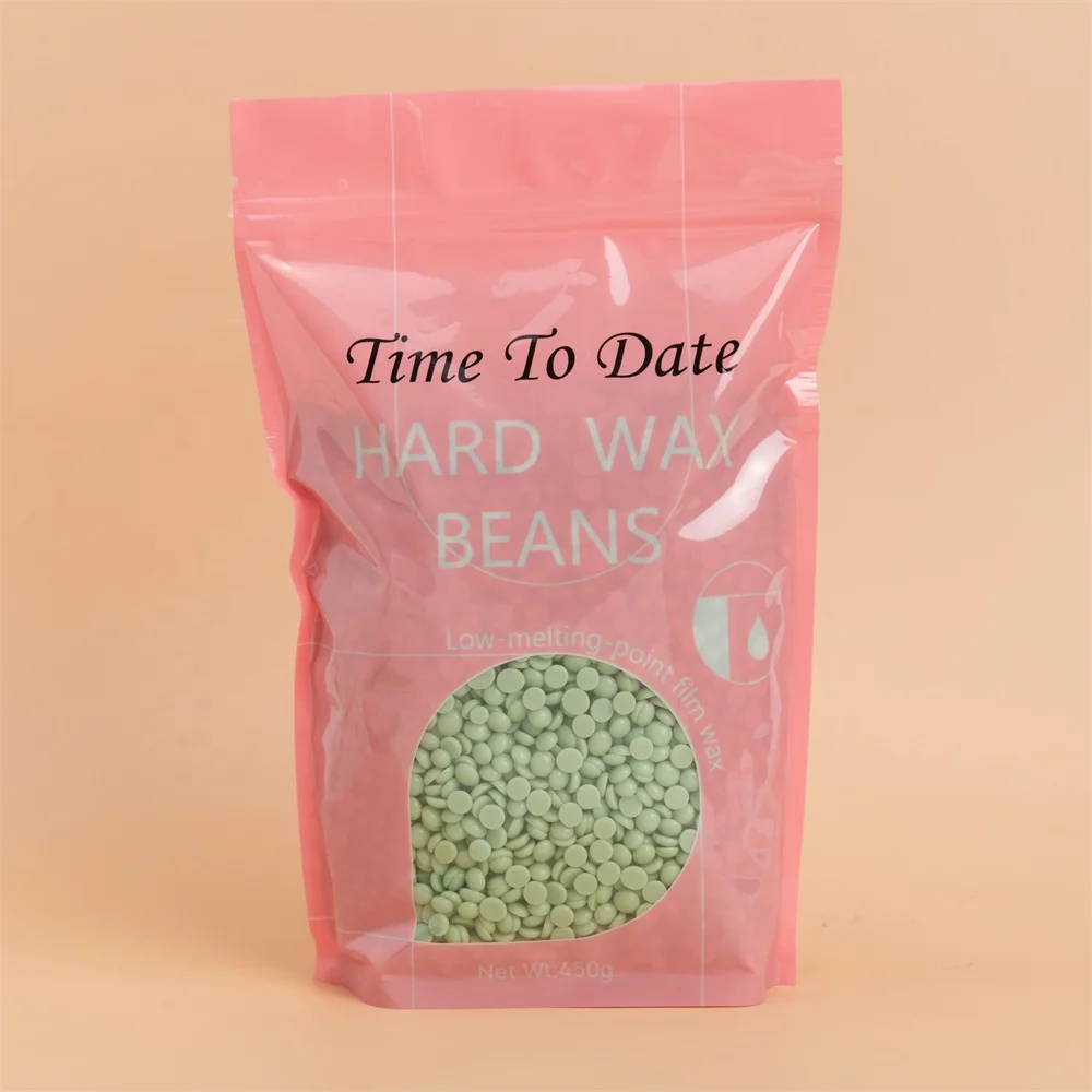 Time to date hot film Hard bikini Waxing tea tree Natural Sensitive Skin 1LB Coarse Hair Formula 450g Painless Brazilian Wax