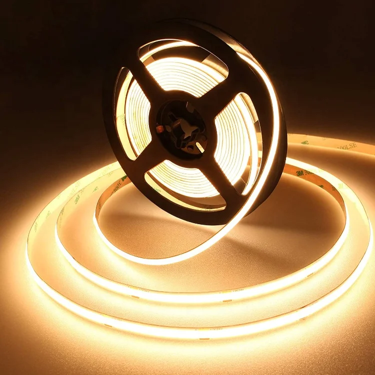 Hot Sale 4 year warrat 320leds 480 528 led Super Thin 2700k 6500k flexible cob strips in advertising light