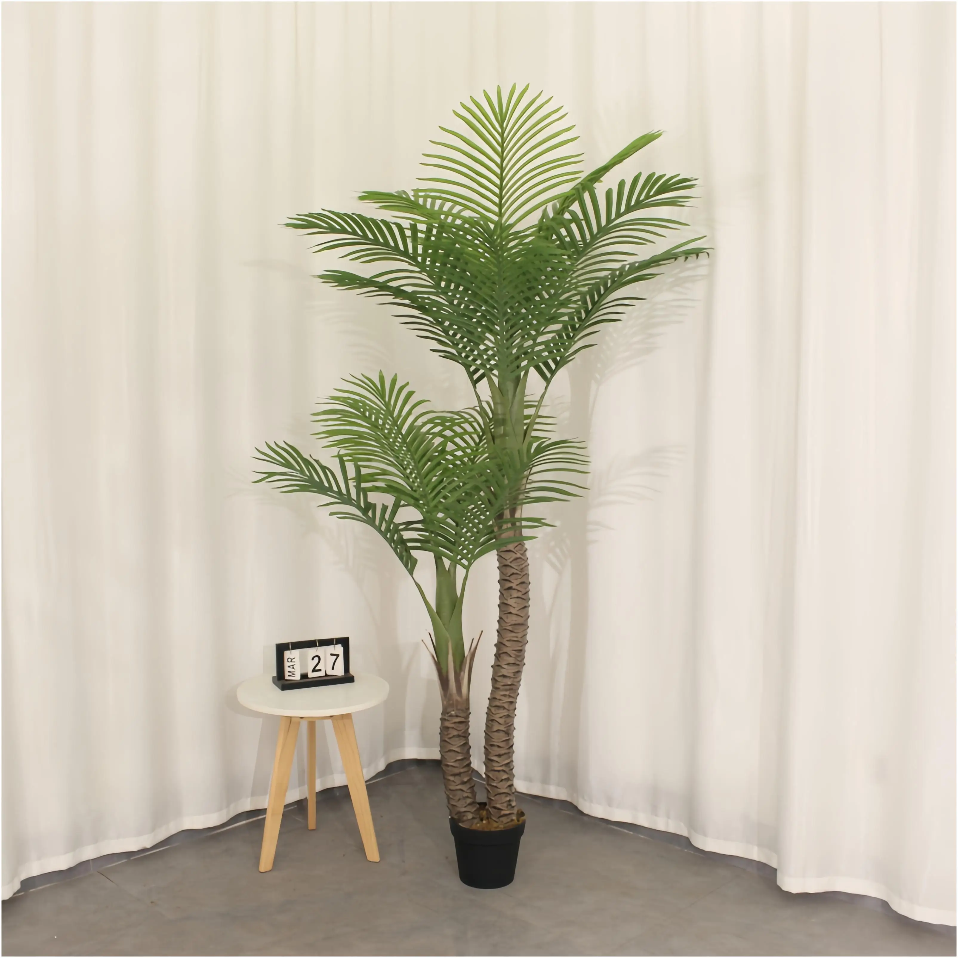 Artificial Bamboo Orchid Plastic Outdoor Hanging High Quality 2024 Hotel Hanging Rose Flowers For Wedding Artificial