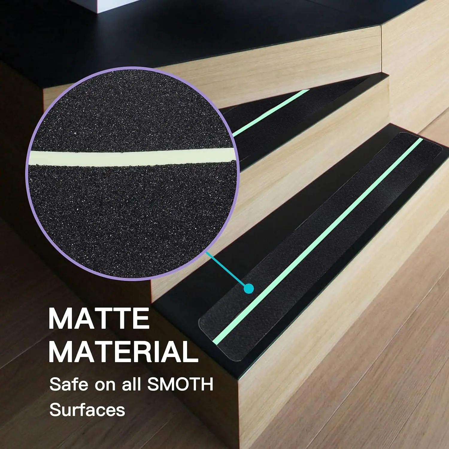 Hot Sale Waterproof Station Road Stairs  grip tape  heavy duty Black anti slip tape for stairs Step Thread