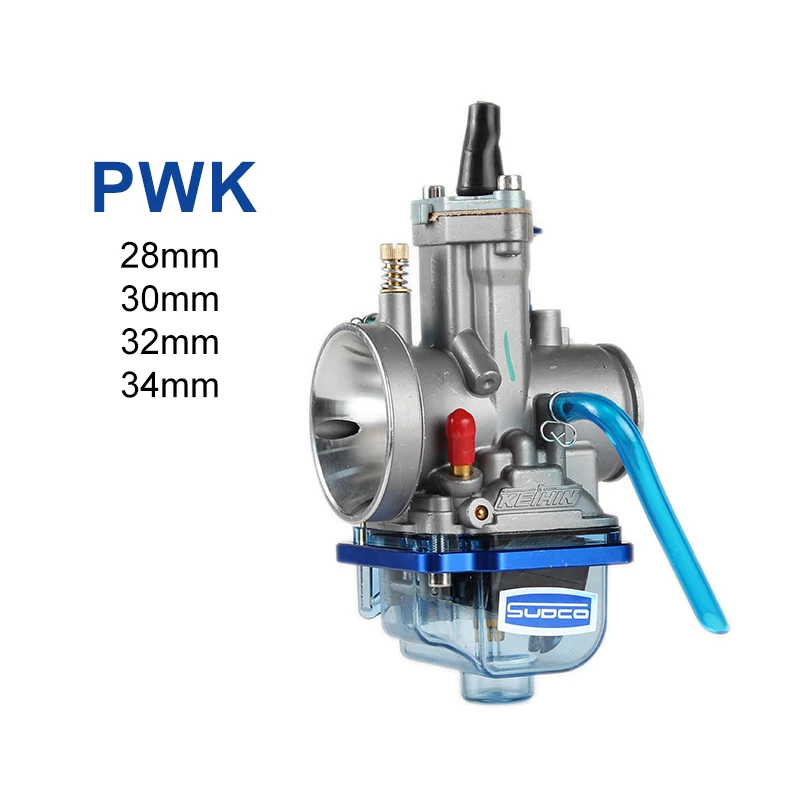 Синий карбюратор Boul Pwk для мотоцикла с Power Jet 28 30 32 34 мм Mikuni Carb 2T 4T двигатель гоночные детали скутеры