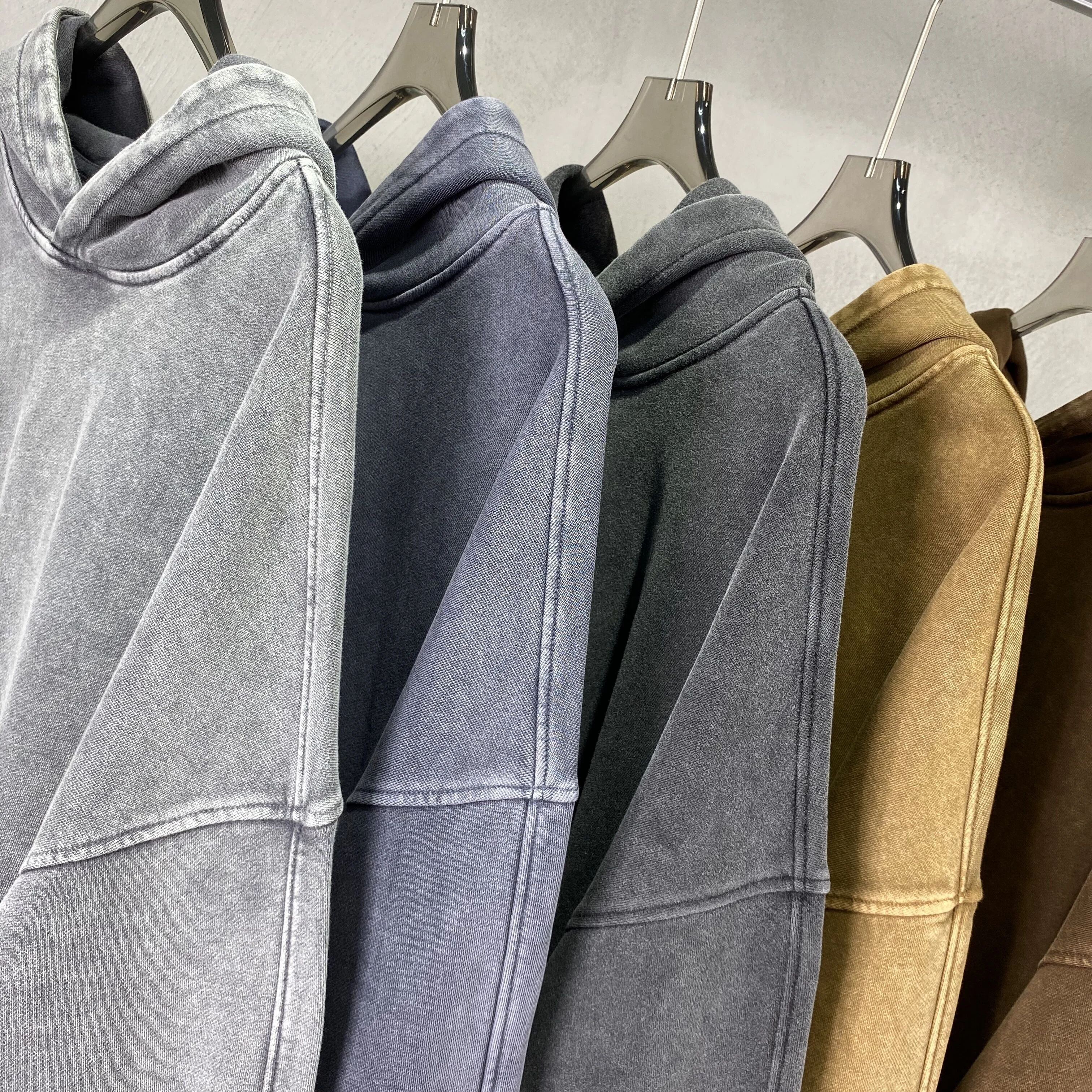 Manufacturer Custom Print 500 gsm Heavyweight Hoodie With Vintage Washed Hoodie Mens Distressed Hoodies & Sweatshirts Oversized