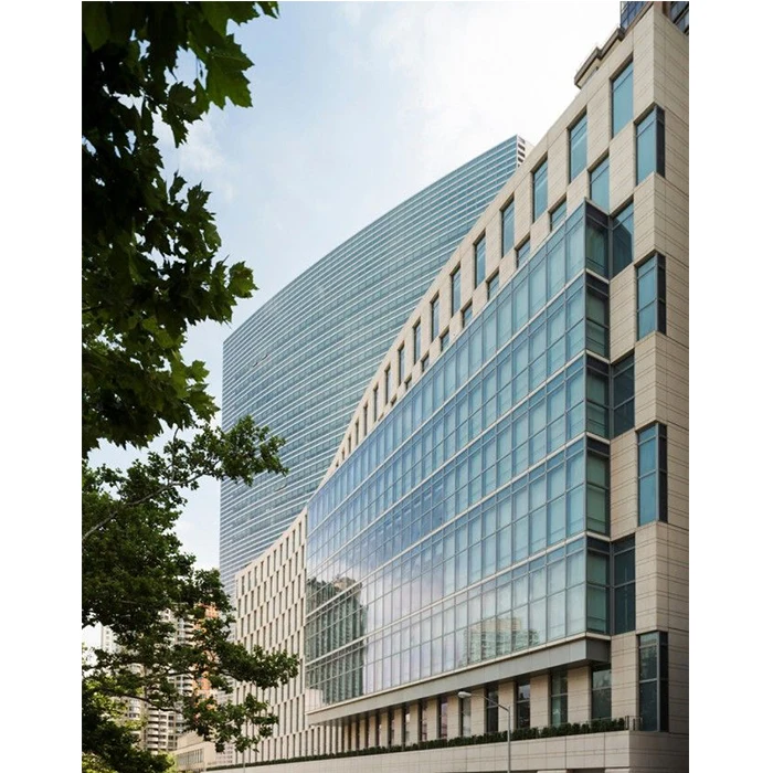 Construction Customized Insulated Curtain Walls Cladding Exterior Unitized Glazed Panels