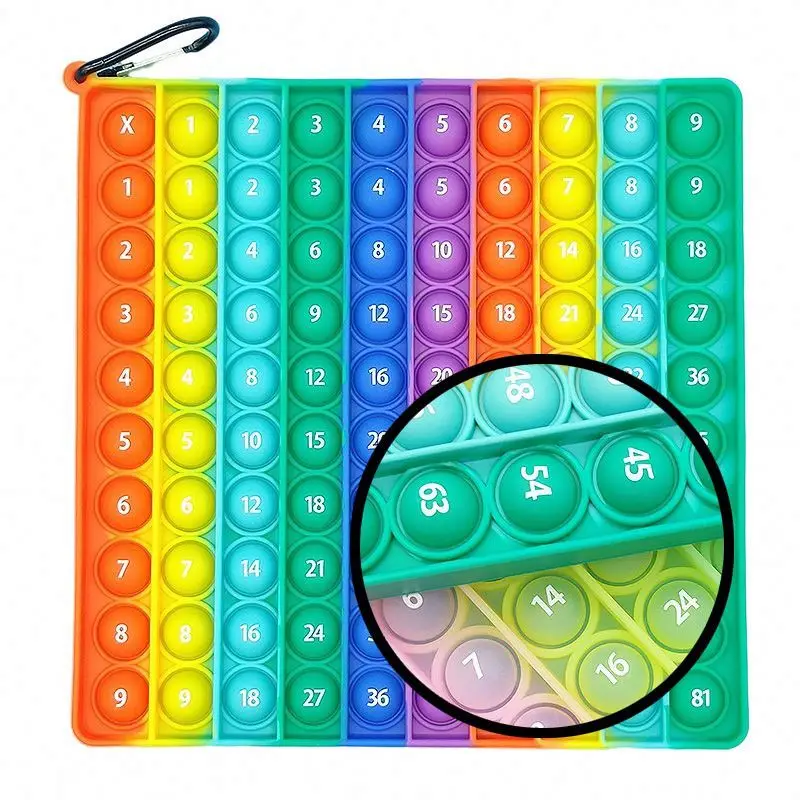 20CM Silicone Bubble Sensory Toys Pack Set New Jumbo Christmas Multiplication Giant Fidget Toy