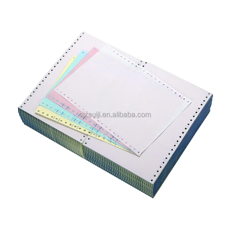Ncr Computer Copy Roll A4 Printing Size 3 Ply Ream Continuous Sheet Printer Thermal Machine 0% Jumbo  Parasindo Carbonless Paper